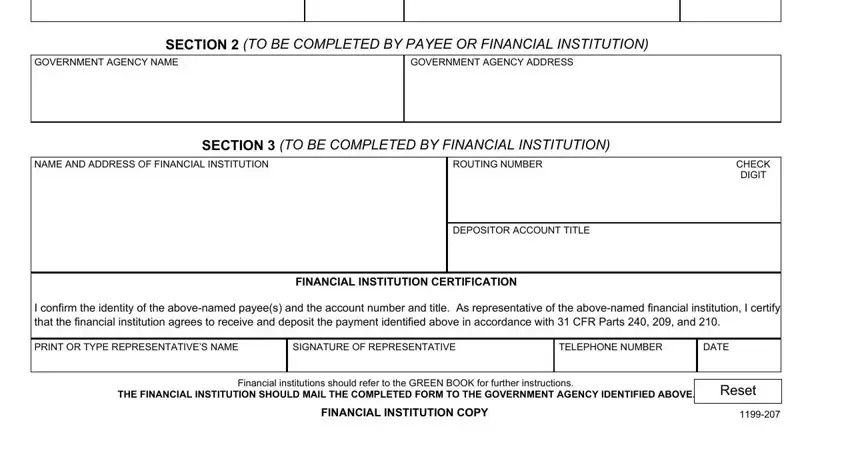 Completing form uscg 2762 step 4