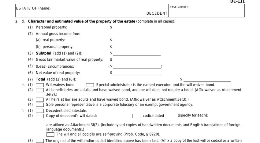 Filling in how to petition probate part 4