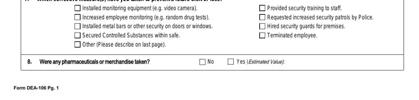 Finishing Form Dea 106 part 3