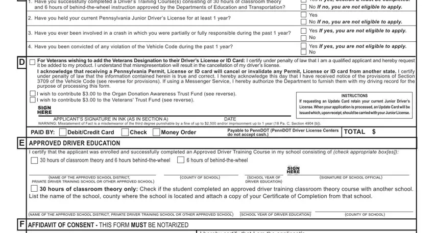 stage 2 to filling out DL-59