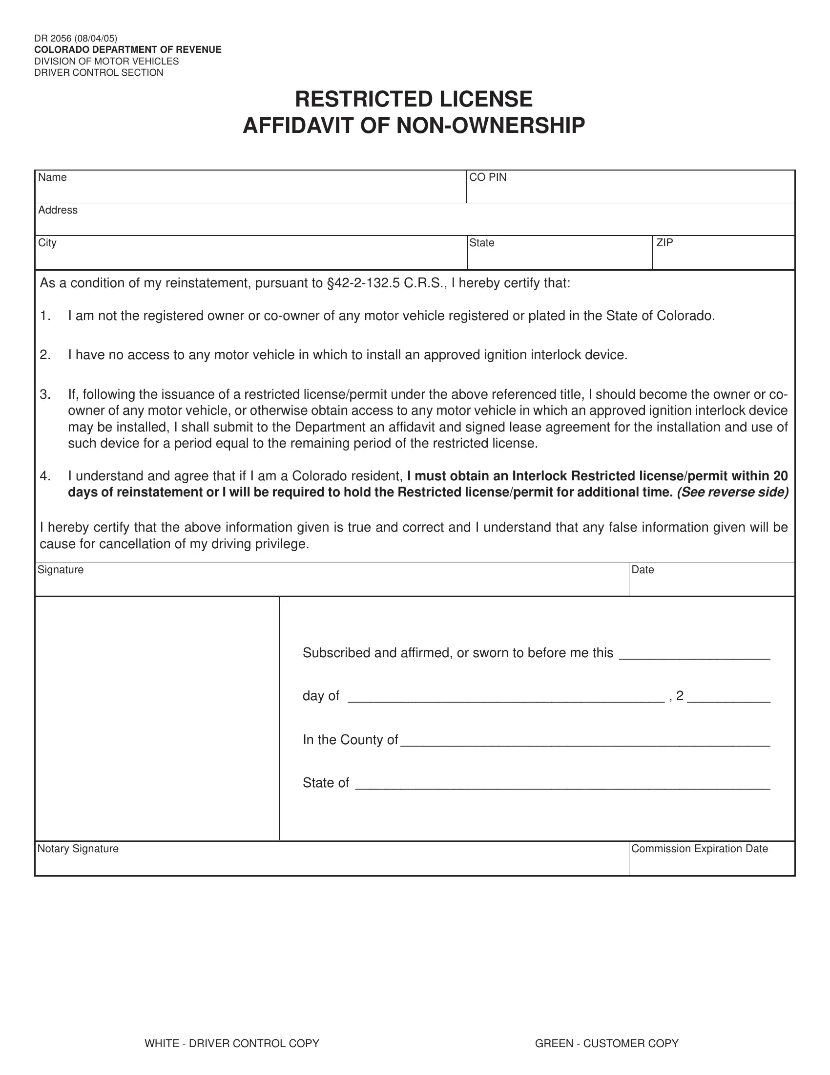 Form Dr 2056 ≡ Fill Out Printable Pdf Forms Online