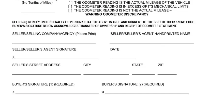 Filling in dr2173 motor vehicle bill of sale form part 2