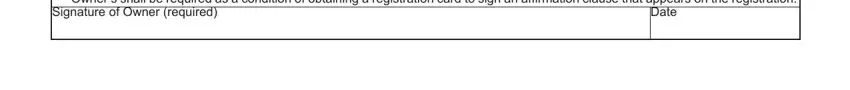 co low power I swear or affirm in accordance, Signature of Owner required, and Date fields to insert