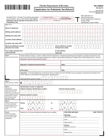 Form Dr 309660 Preview