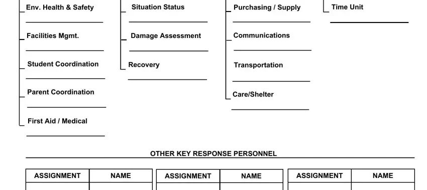 Completing eoc form stage 5