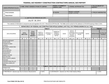 Form Fhwa 1391 Preview