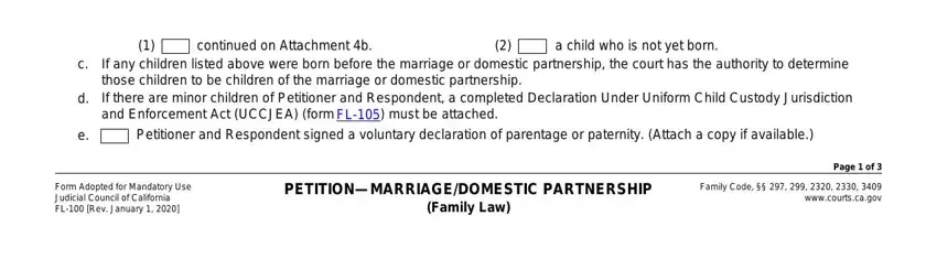 stage 3 to completing dissolution of marriage forms