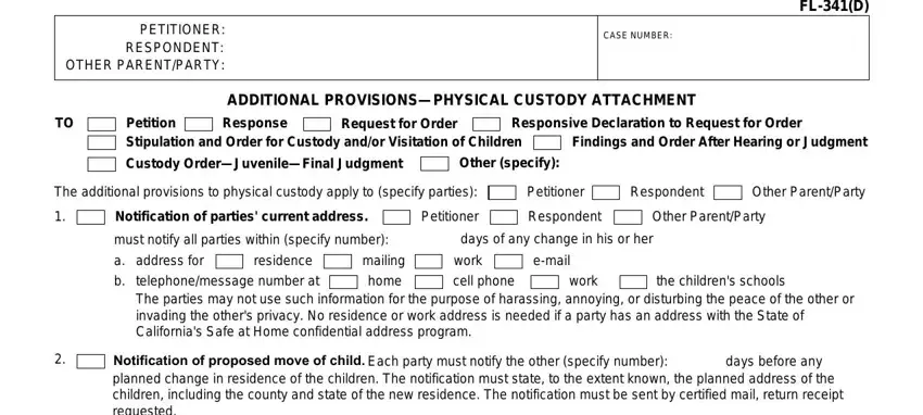 step 1 to writing fl 341d form