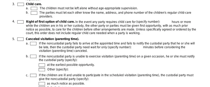 Filling in fl 341d form part 2