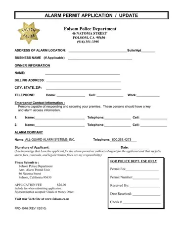 Form Fpd 1046 Preview