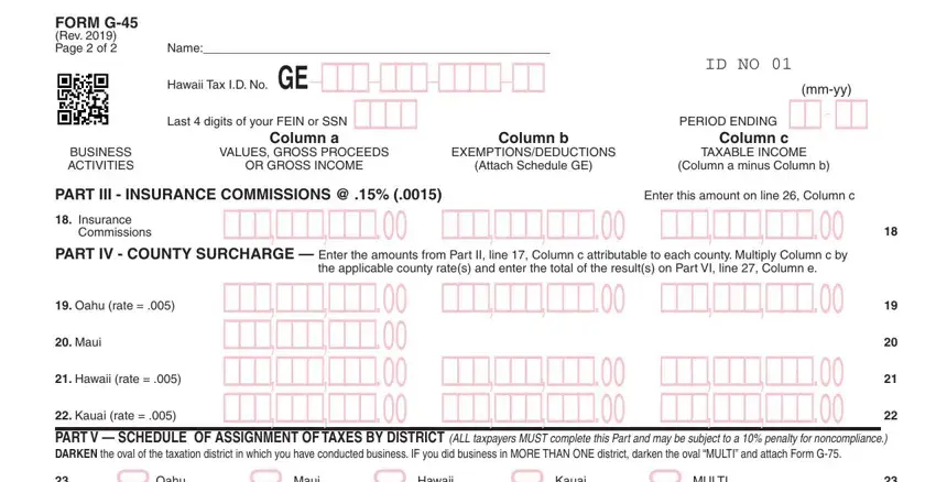 Completing g hawaii tax part 4