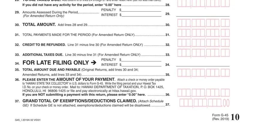 Finishing g hawaii tax step 5