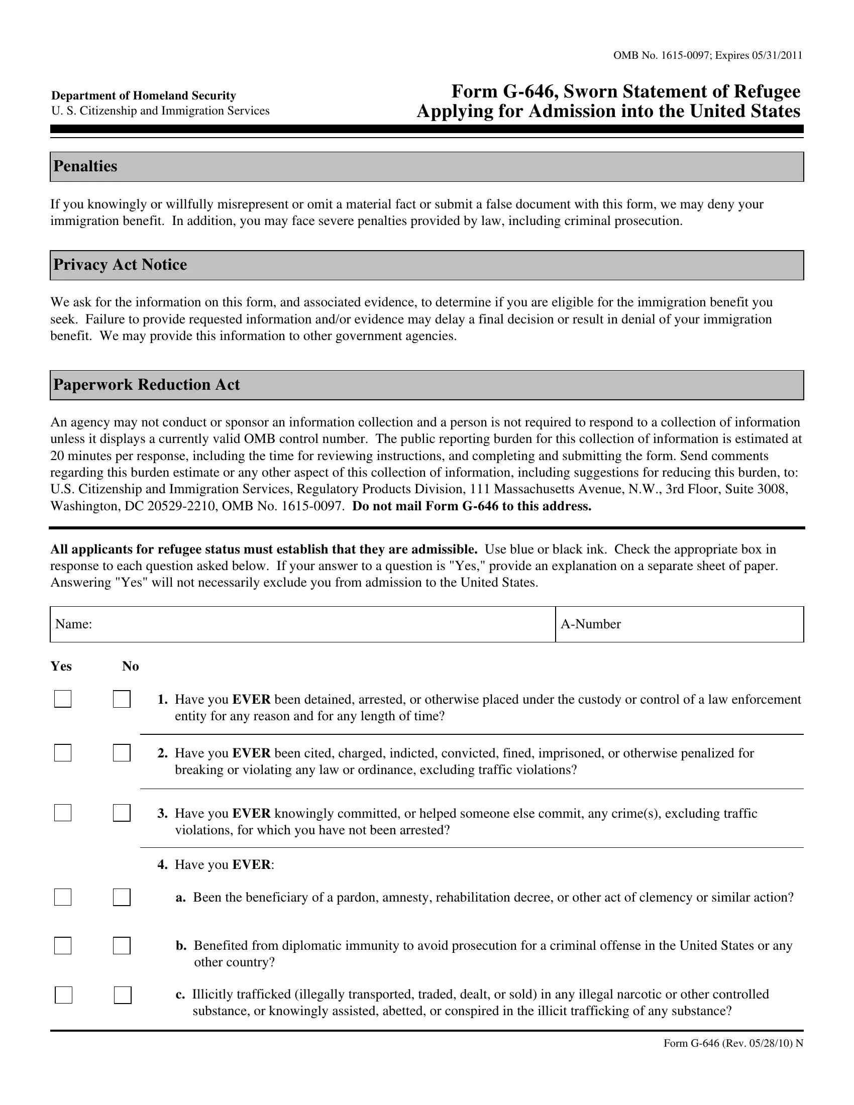 646　Form　Forms　Online　Statement　Out　≡　Printable　Fill　PDF　G　Sworn