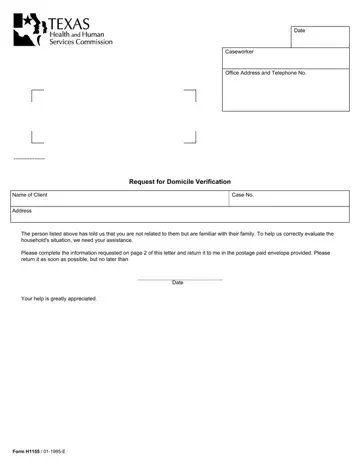 Form H1155 Preview
