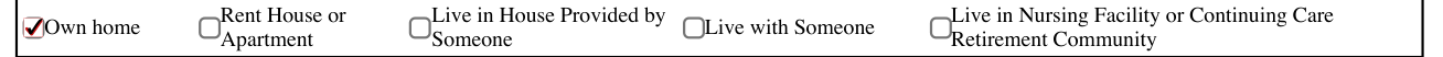Form H1200-EZ example filled out, where do you live?