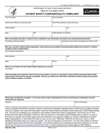 Form Hhs 758 Preview