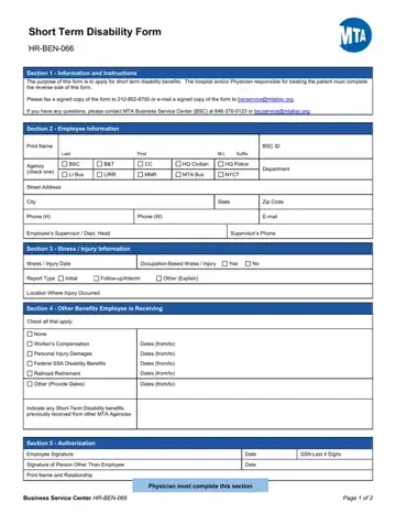 Form Hr Ben 066 Preview