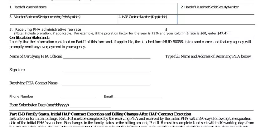 Filling out 52665 part 3