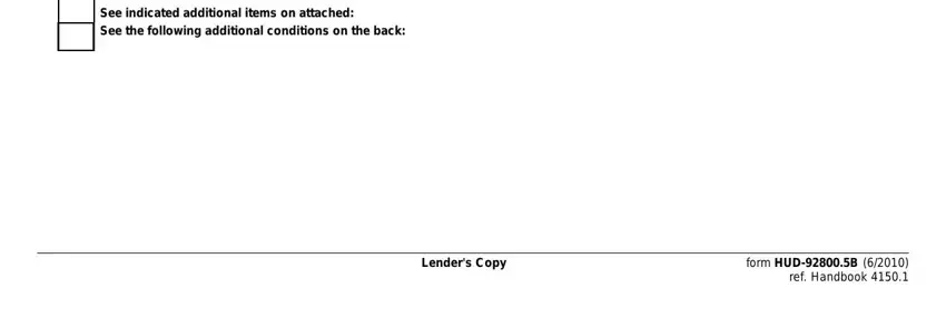 stage 2 to filling out fha conditional commitment form