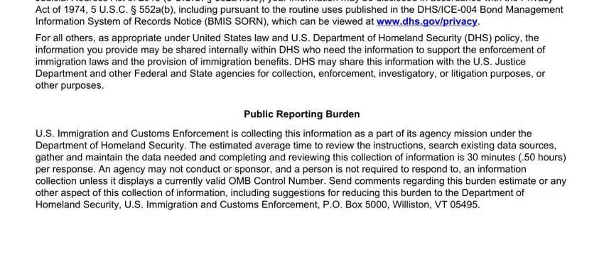 Filling in us form i 305 step 3