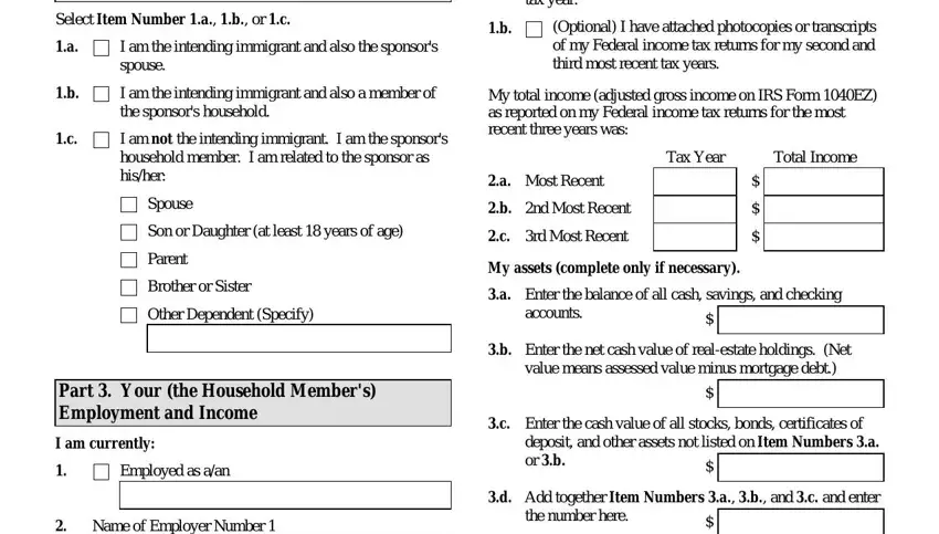 part 3 to finishing uscis sponsor form