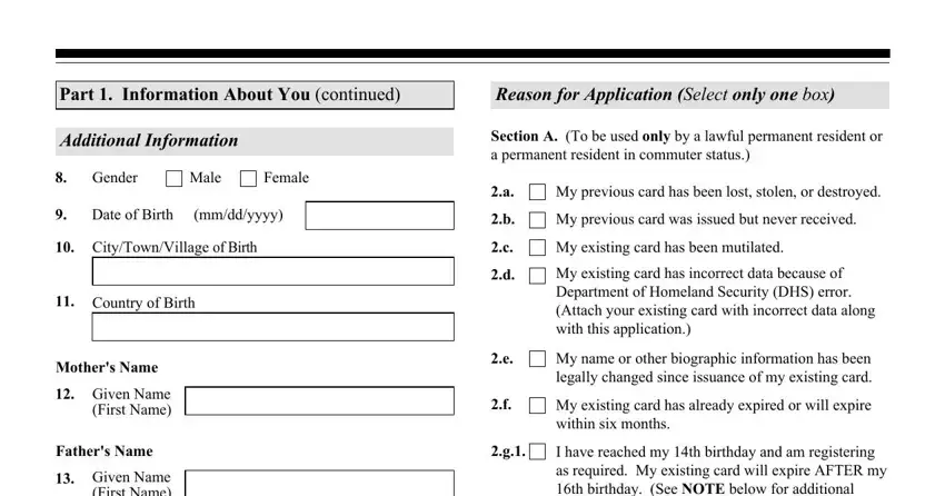 part 3 to entering details in i 90 form pdf