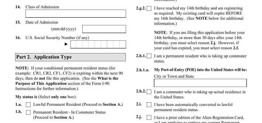 part 4 to completing i 90 form pdf