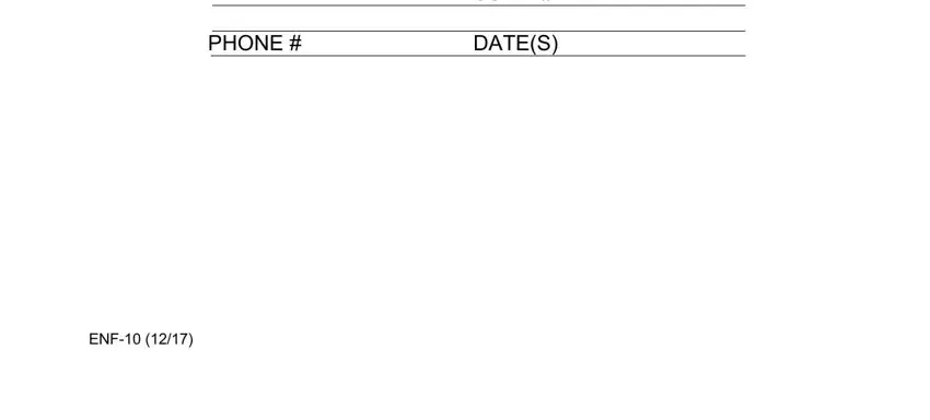 step 5 to filling out dental complaint board