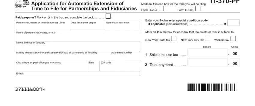 example of gaps in form it 370 2020