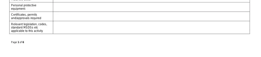 stage 2 to completing jsa form