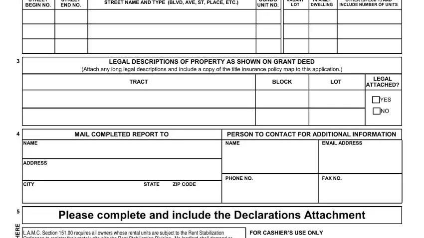 la 9a report fields to fill out