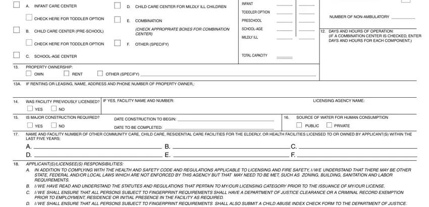 part 2 to completing ca application child care center