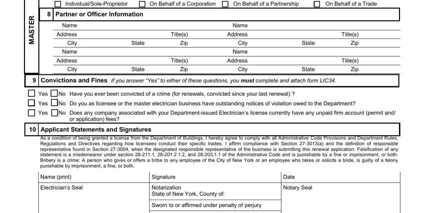 Finishing electrical nyc license renewal step 2