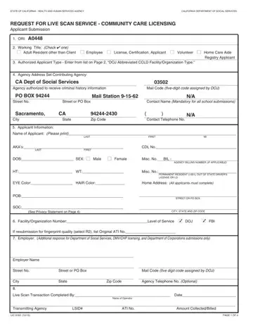 Form Lic 9163 Facility Number Preview