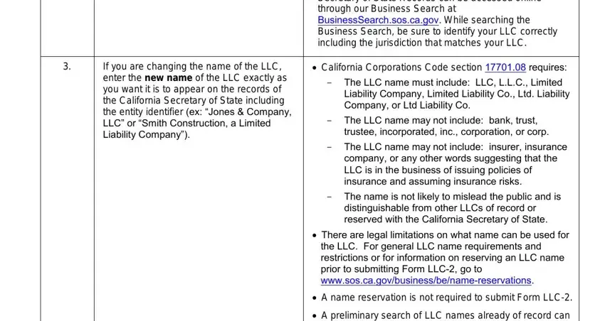 step 4 to entering details in llc 2