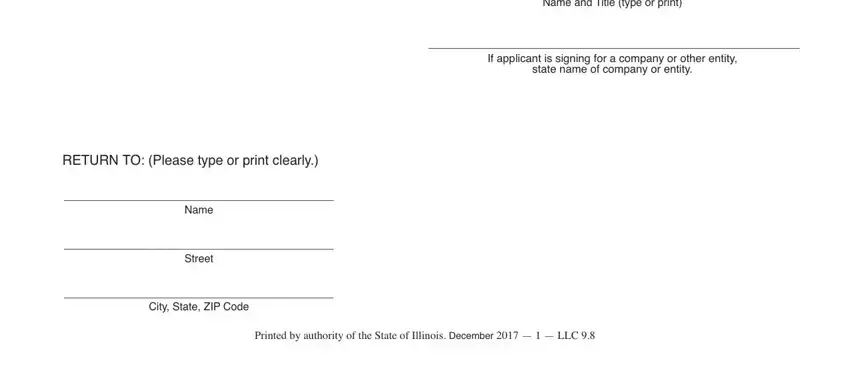 Filling out how do i dissolve my illinois corporation part 2