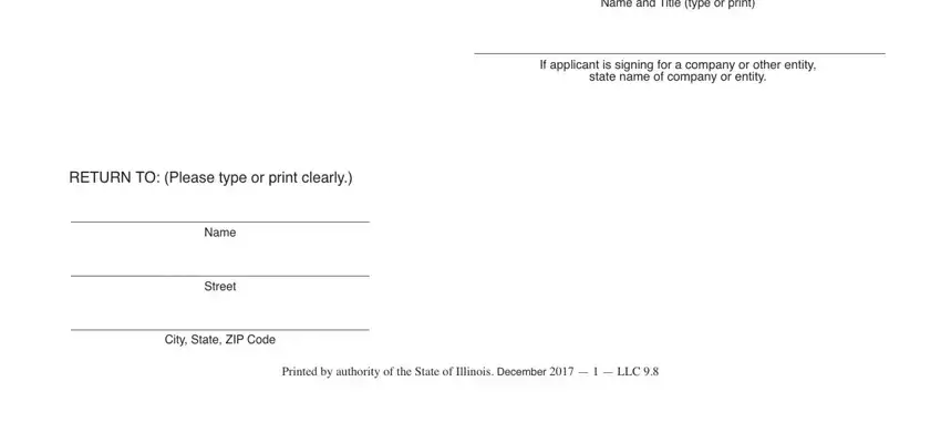 Filling out il dissolution part 2