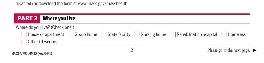 Finishing Form Masshealth part 5