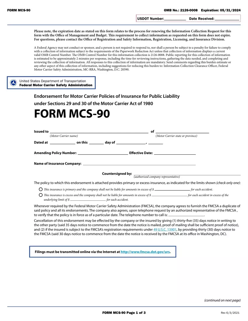 Form Mcs 90 first page preview