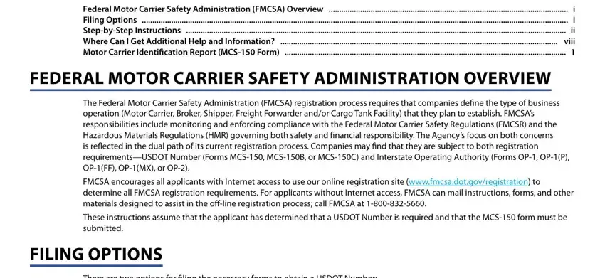 update mcs 150 form online empty spaces to consider