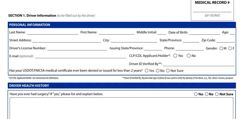 cdl medical examination report form gaps to consider