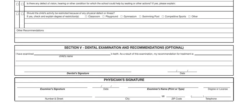 Filling out Form Mdch Bcal 3305 step 5