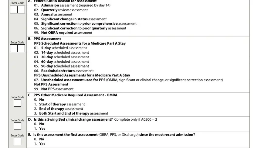 stage 2 to entering details in form mds 3 0