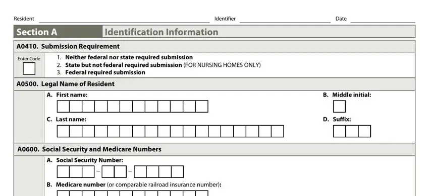 Filling in form mds 3 0 part 4