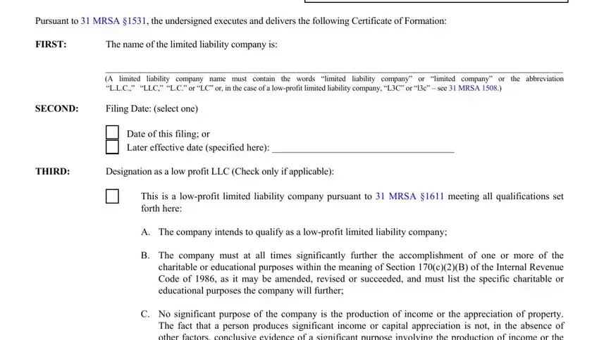 completing Form Mllc 6 step 1