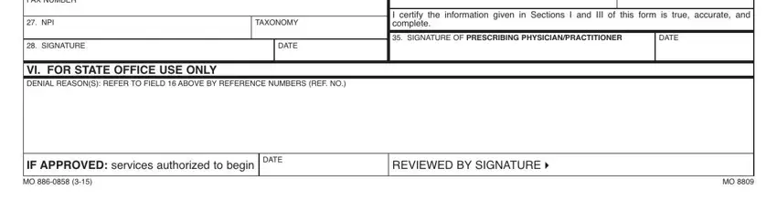 Filling in mo healthnet prior authorization form stage 3