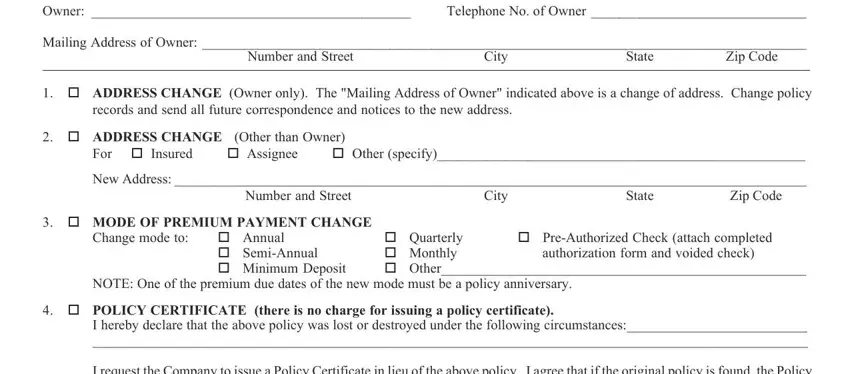 Filling in assignee stage 2