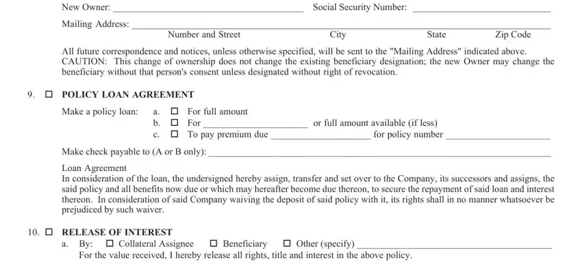 step 5 to completing assignee