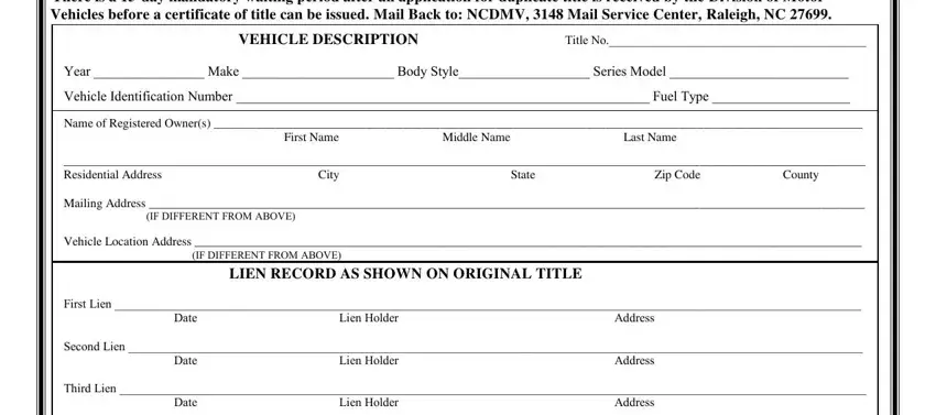 stage 1 to completing form mvr 4