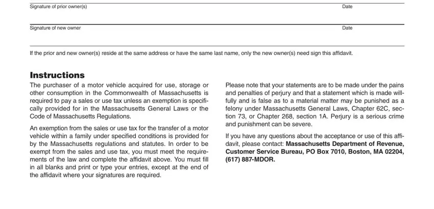 Completing form mvu 26 ma step 2